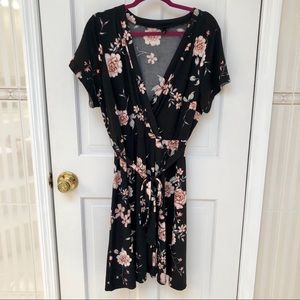 Torrid Floral Wrap Dress